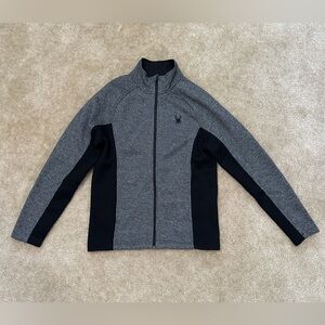 Men's Gray and Black Spyder Jacket